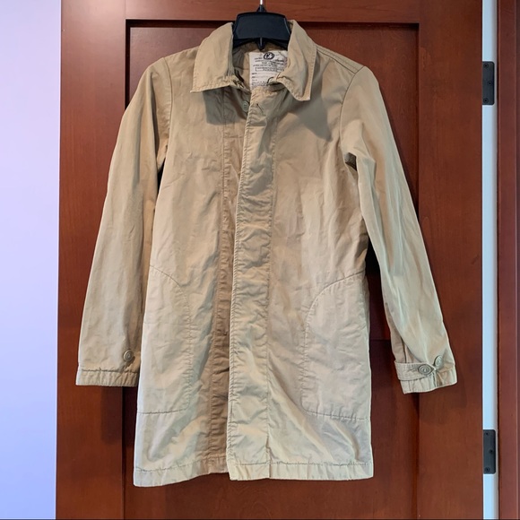 Lucky Brand Canvas Field Khaki Utility Long Jacket - Picture 4 of 7